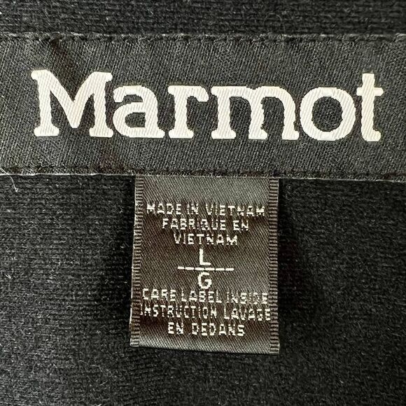 MARMOT Windbreaker Lightweight Fleece Lining in Blue Men's Large - Picture 10 of 11